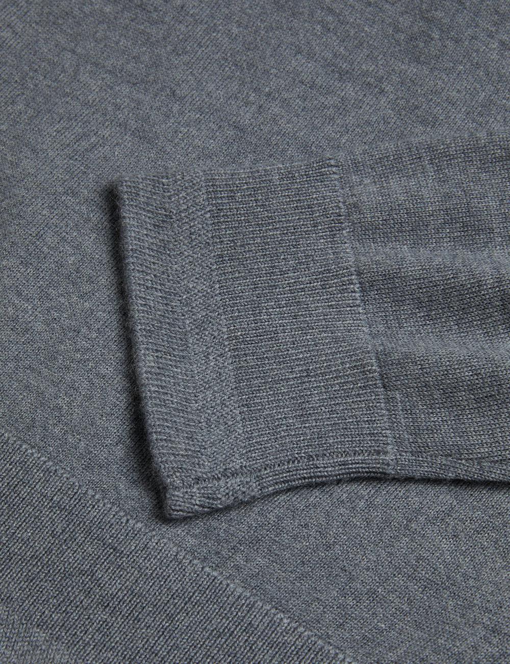 Ted Baker CARNBY - Pure Wool Crew Neck Men Jumpers Charcoal | Malaysia  7531-PHOTD