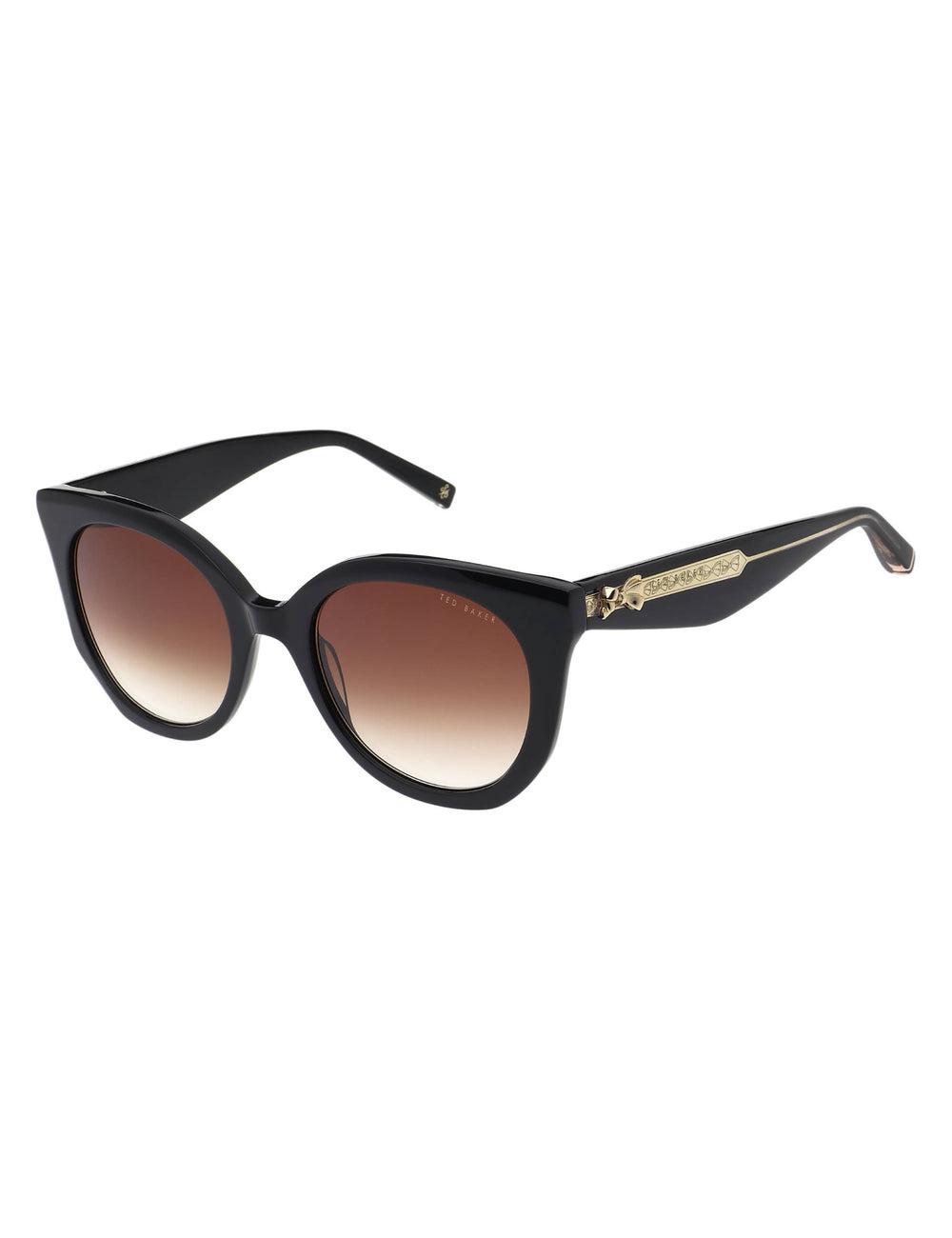 Ted Baker ELEN - Oversized Cat Eye Bow Detail Women Sunglasses Black | Malaysia  1957-OUFVL