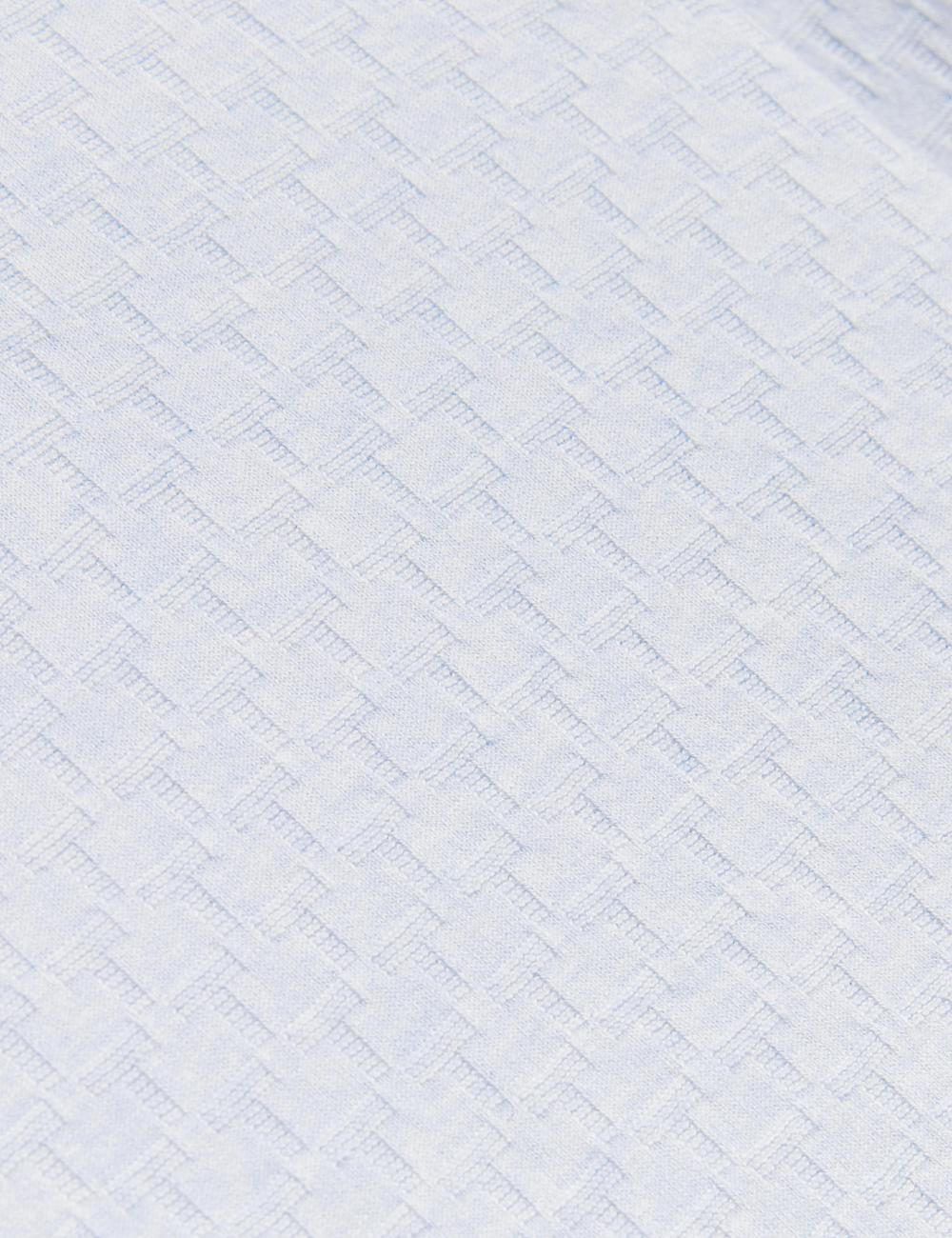 Ted Baker KURNLE - T Knit Half Zip Funnel Neck Men Jumpers Blue | Malaysia  9710-HQMEY