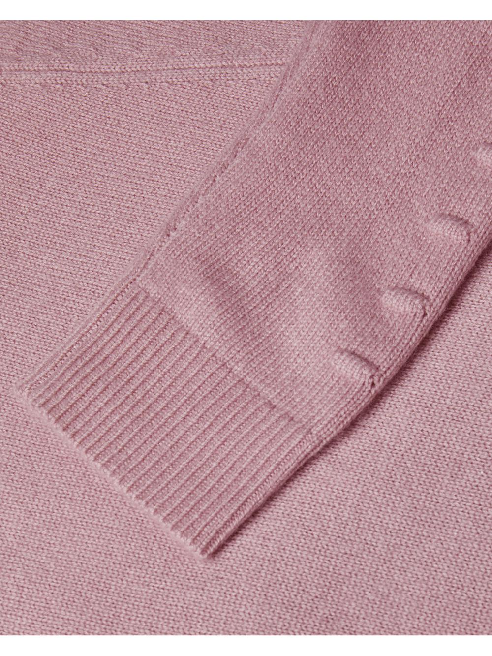 Ted Baker LISSIAH - Bobble Detail Shirt Hem Knitted Women Jumpers Dusky-Pink | Malaysia  6108-CNTLI