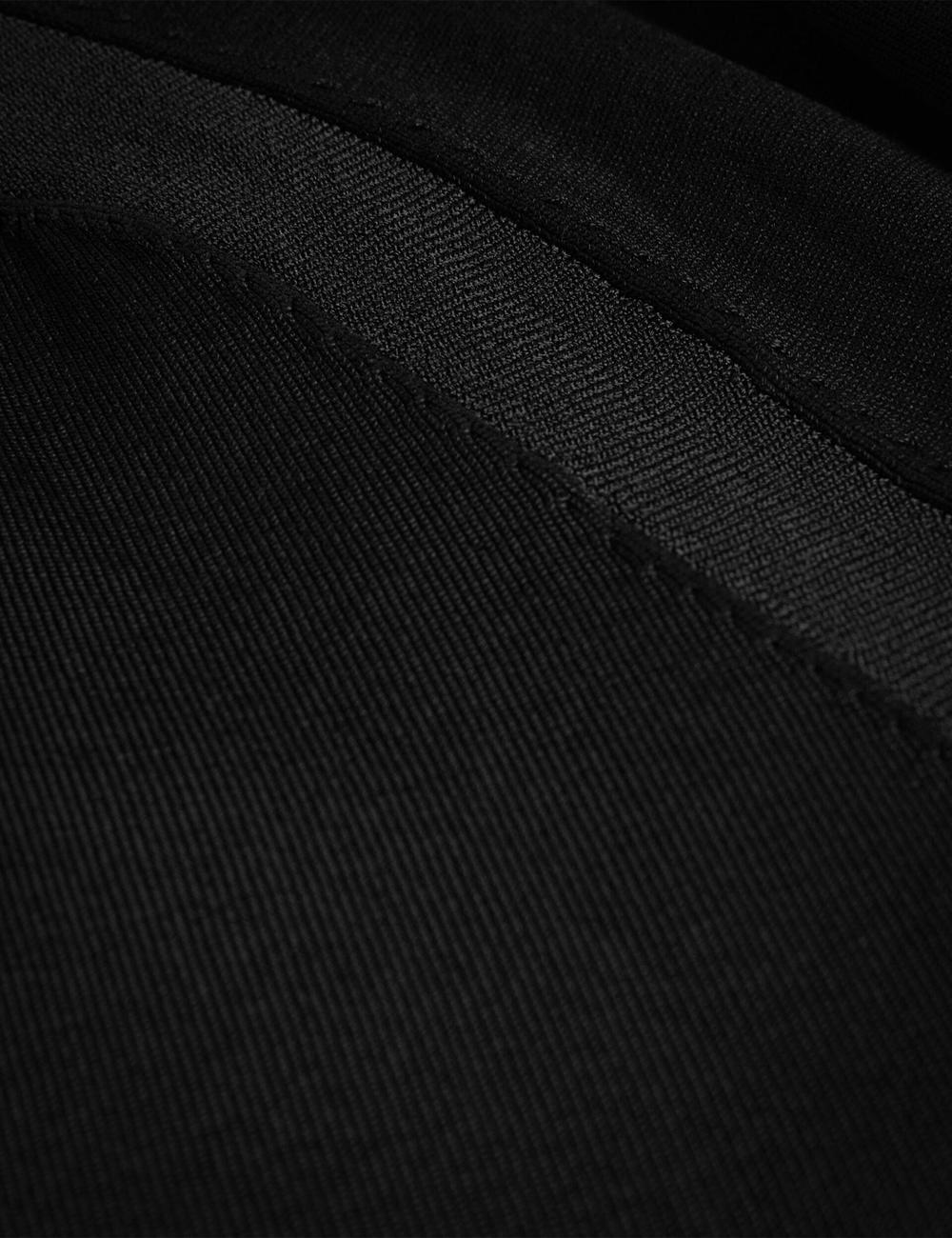 Ted Baker MAYWO - Saddle Shoulder Crew Neck Men Jumpers Black | Malaysia  3684-JFAPE