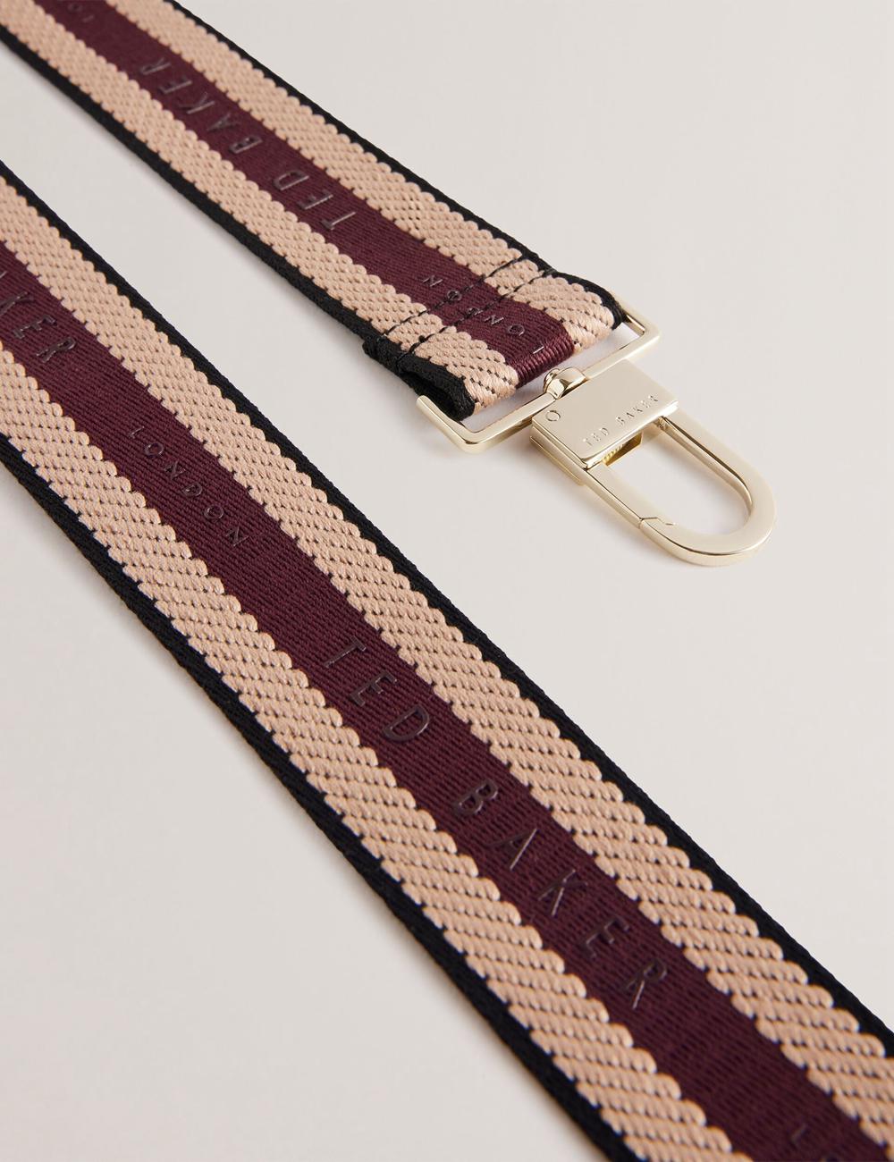 Ted Baker WEBBII - Branded Webbing Detachable Women Bag Straps Purple | Malaysia  2674-SLNVE